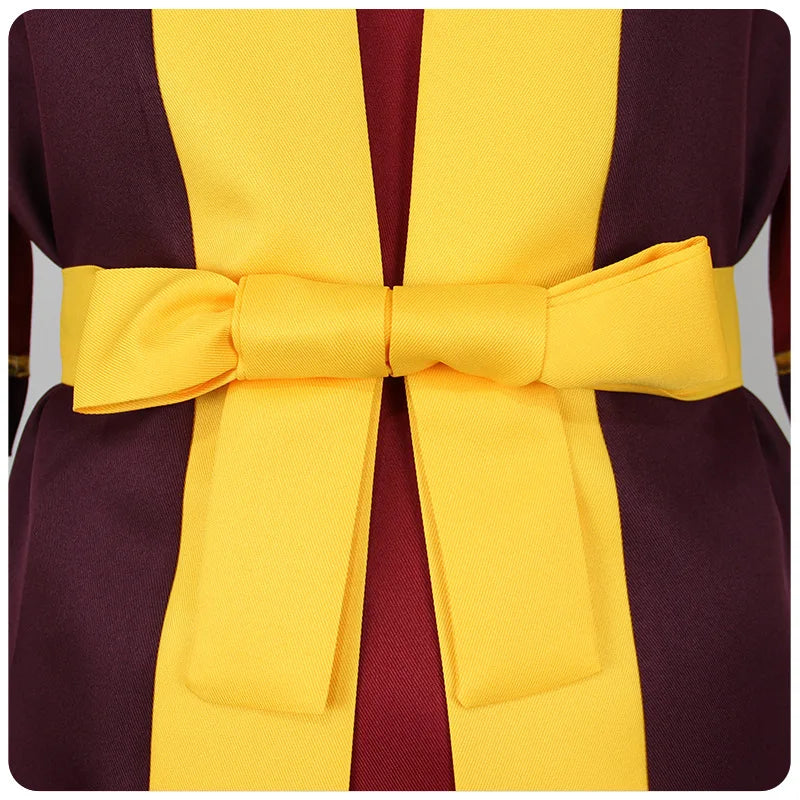 Avatar The Last Airbender Prince Zuko Cosplay Costume Anime Red Costume Black Wig Man Women Adult Clothes for Halloween Parties