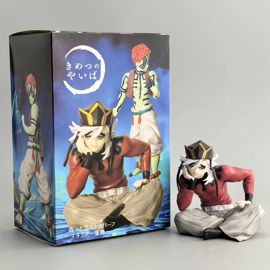 Bandai Anime Demon Slayer Figure Model Juuni Kitsuki Akaza Battle Figure Kimetsu No Yaiba Desktop Decoration Collection Gift