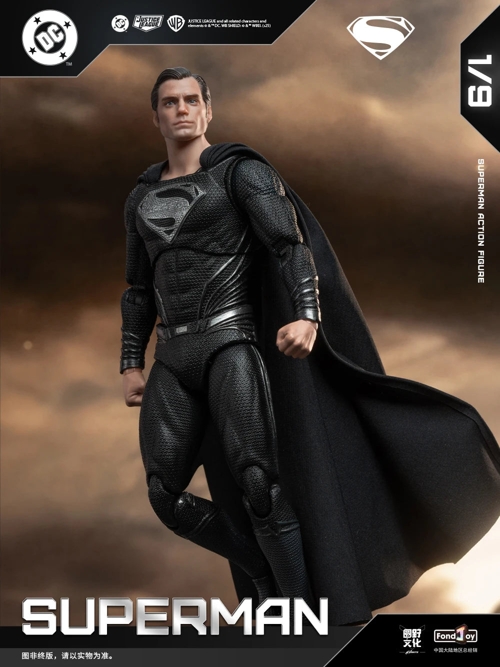 Original Fondjoy David Corenswet Superman Action Figure 1/9 New SupermanFigure PVC Joint Movable Collection Model Toys Gift