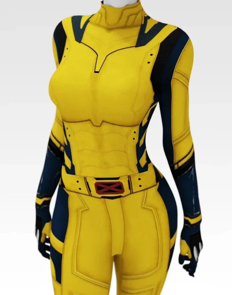 Super-héros Wolverine Deadpool Costume d'Halloween pour adultes enfants trois griffes Wolverine Spandex Zentai super-héros body