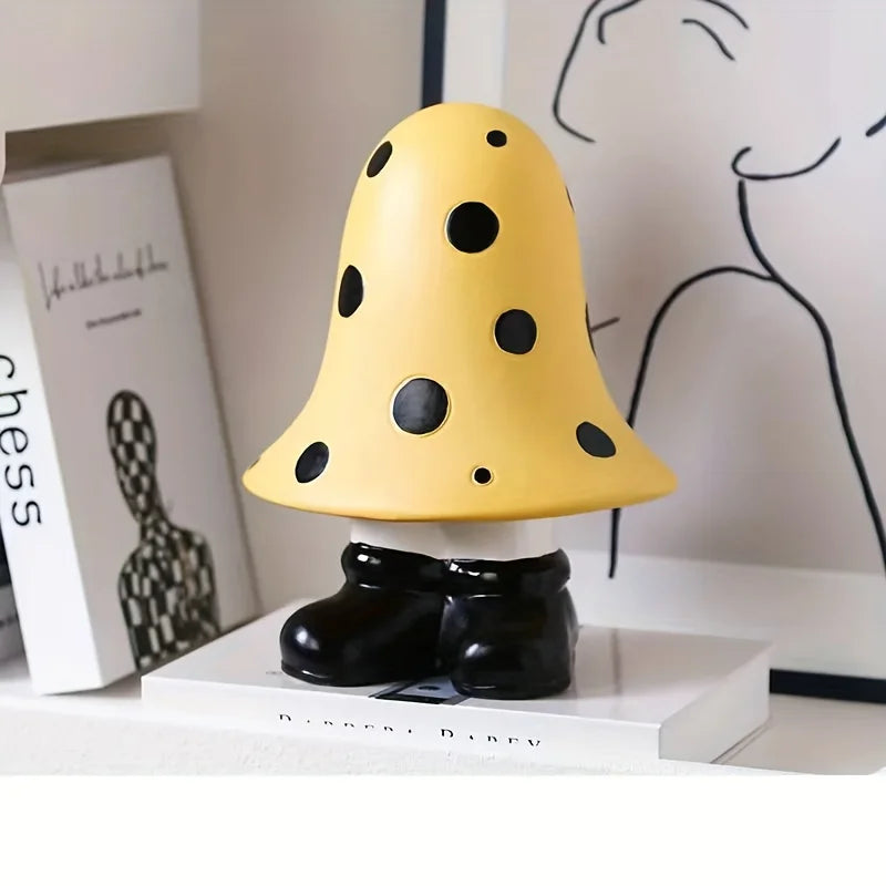 Funny Bear Bunny Sculpture Ornaments Desktop Ceramic Figure Gift Home Decorations for Desk Cabinet Bookshelf Counter All Styles