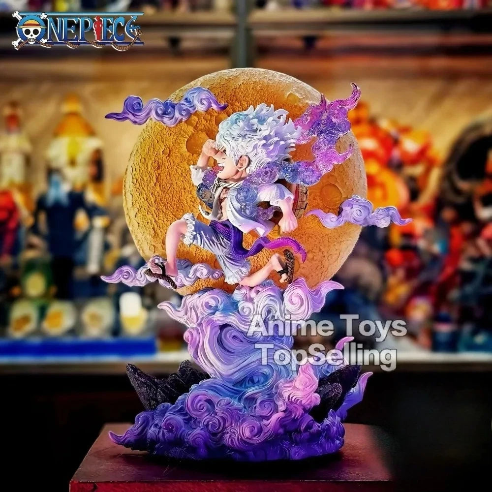 13.5cm/5.31in Anime One Piece Figure Moon Nika Luffy Action Figures Pvc Statue Collection Model Toys for Gifts