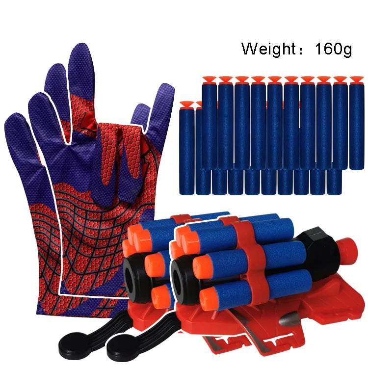 June 1st Party Launcher Glove Web Cosplay Shooters Recoverable Wristband Halloween Props Christmas Gift Carnival Toys Set