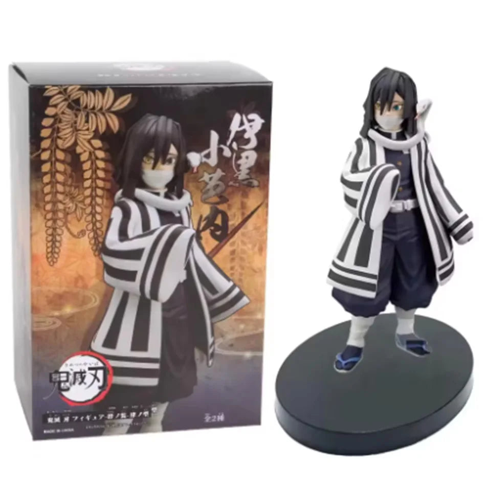 Demon Slayer Kimetsu no Yaiba Figure Kamado Tanjirou Agatsuma Zenitsu Nezuko PVC Model Toys Anime Character Warrior Figure