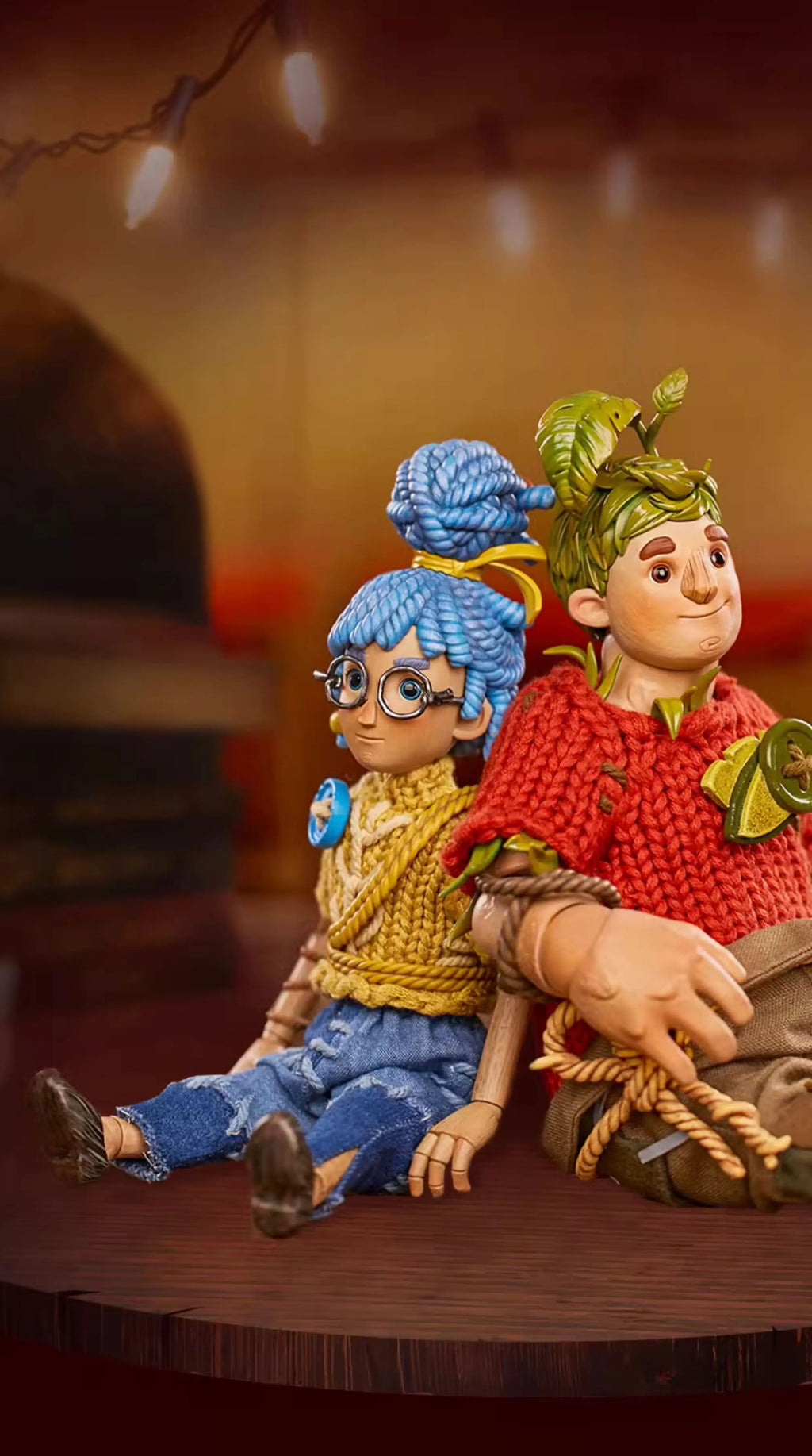 Double-row cloth can move me. it takes two games can move me. Home desktop decoration ornaments can be collected