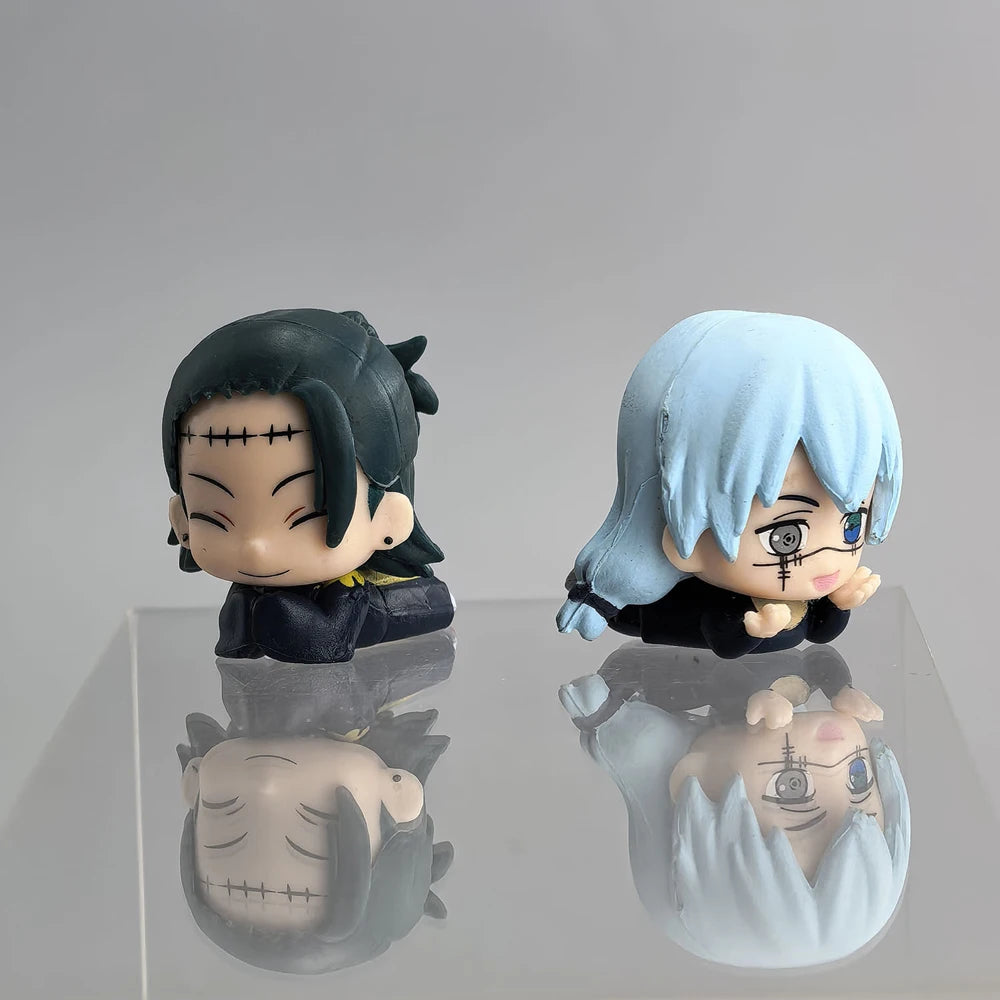 14pcs Anime 7pcs  Jujutsu Kaisen Satoru Kugisaki Sukuna Geto Suguru Gojo Itadori Yuji Megumi Figure Cute Toys Collection Model