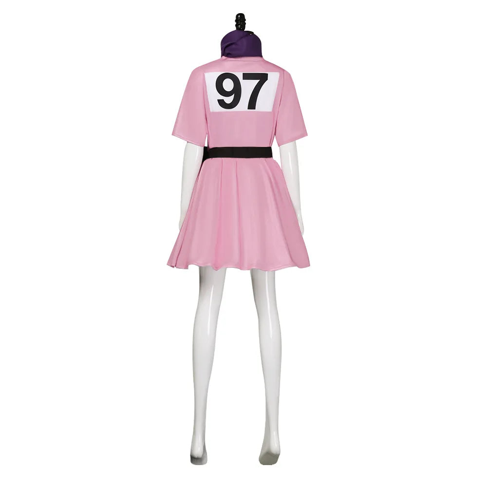 Bulma Costume Anime Cosplay Women's Halloween Year Party Performance Cosplay Costume Set