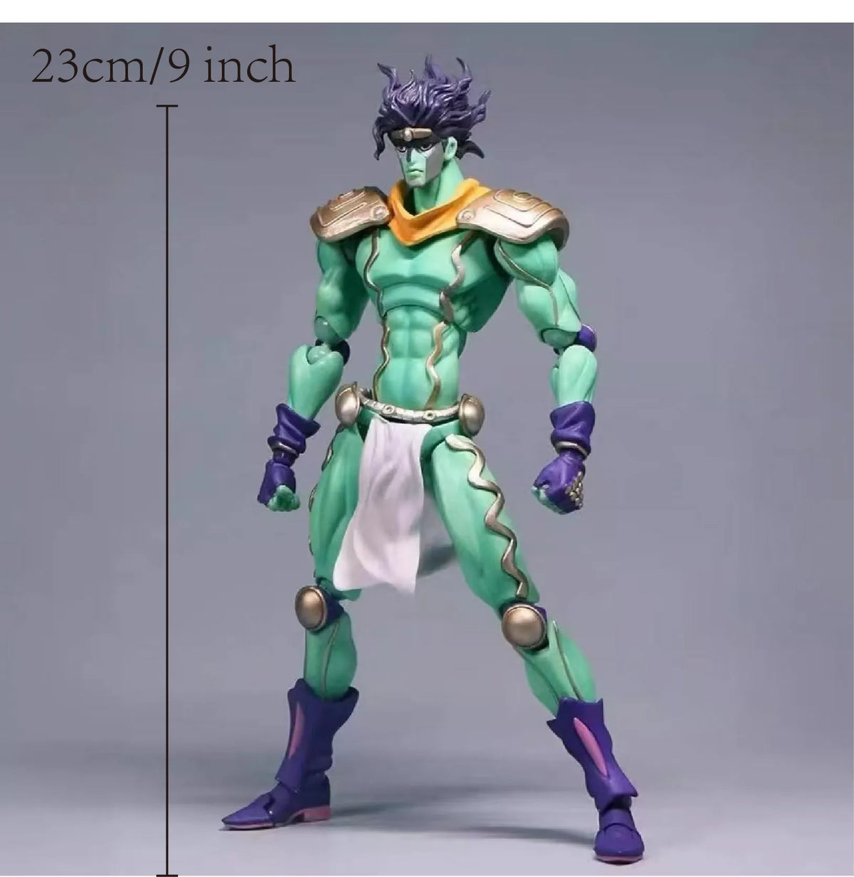 22cm 8.6 inch Anime Star Platinum Jotaro Kujo Action Figures Pvc Statue Desktop Ornamen Collection Statue Model Toys Gifts