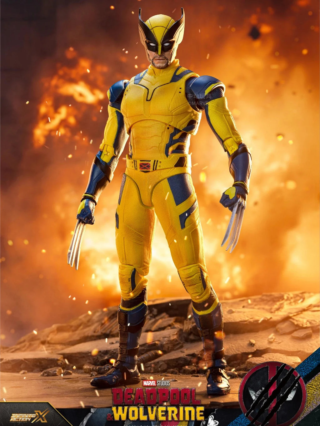 2024 Deadpool & Wolverine 1/10 Action Figure ZD Original X-Men Dogpool Wilson Model Movie SHFiguarts Toys for Kids Doll Gift
