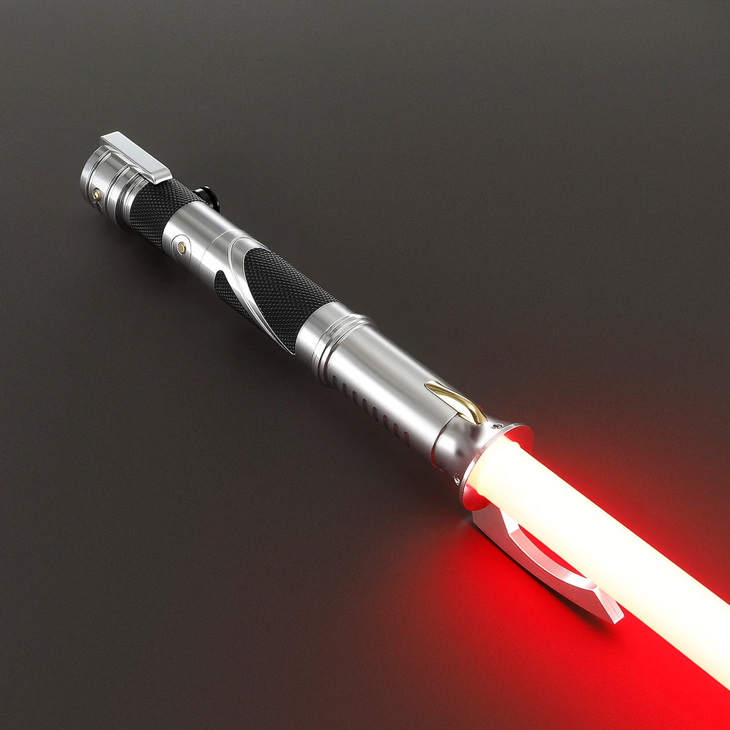 JS Upgraded RGB3.0 DK Lightsaber, Metal Hilt, Smooth Swing, Flash on Impact, Heavy Dueling Lightsaber, Cosplay Toy