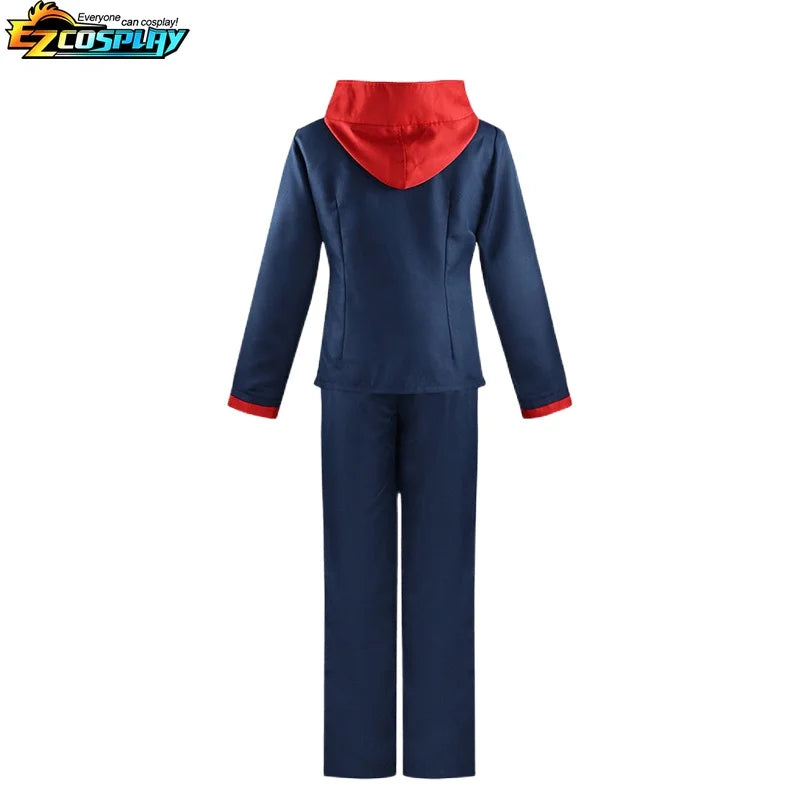 Itadori Yuji Cosplay Anime Jujutsu JJK Itadori Yuji Cosplay Costume Wig Jacket Pants Uniform Halloween Costumes