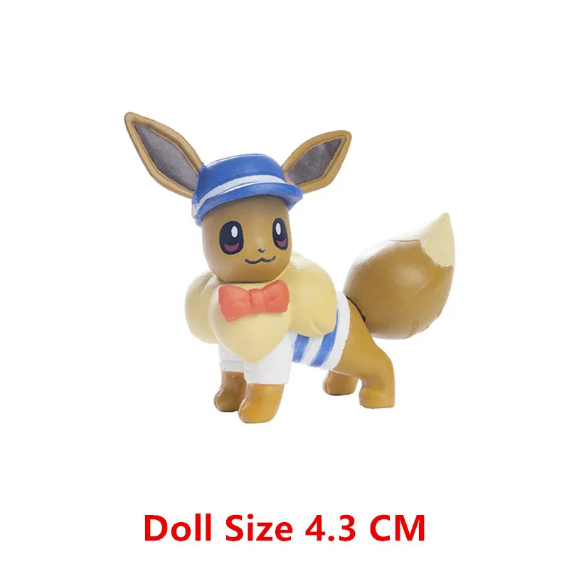 New 4-13Cm Pokemon Cartoons Movie Anime Figure Pikachu Bulbasaur Charmander Cosplay Collection Pet Action Model Toy Gift