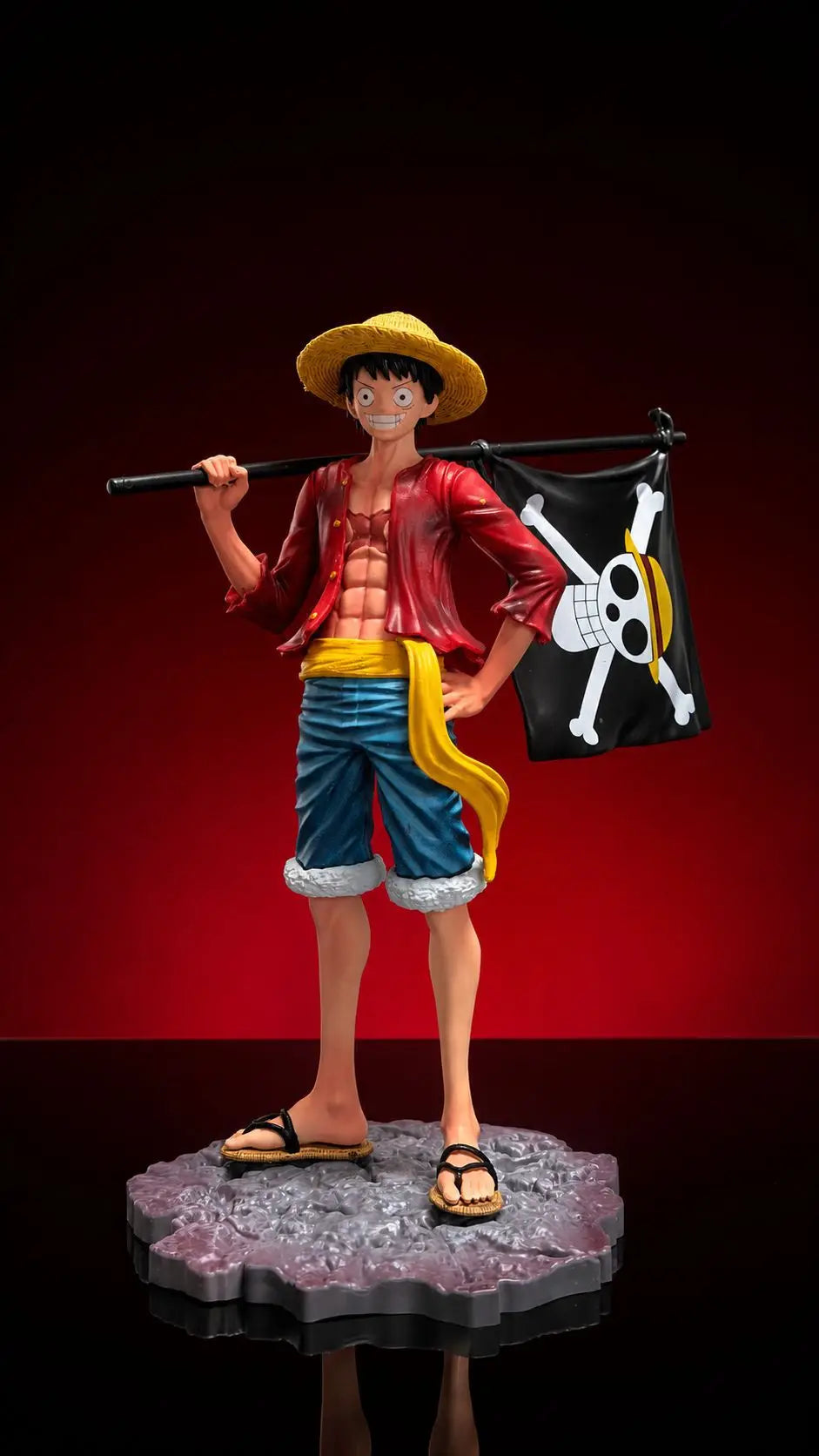 One Piece Luffy Gear 5 Action Figure Wano Arc Statue Anime Figure Collectible Model Toy