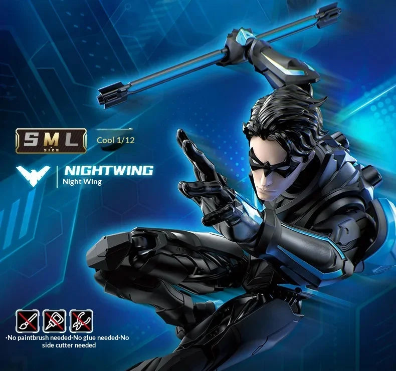 Blokees Dc Universe Champion Class Building Model Kit Superman Harley Quinn Nightwing Batman Beyond Diy Collectible Action Figur