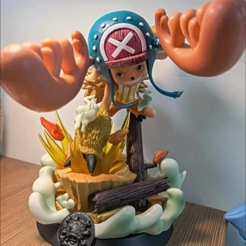 One Piece Chopper Figure Limited Edition Statue Children's Gifts Desktop Ornaments Peripheral Trendy Play Decoration Bandai Doll