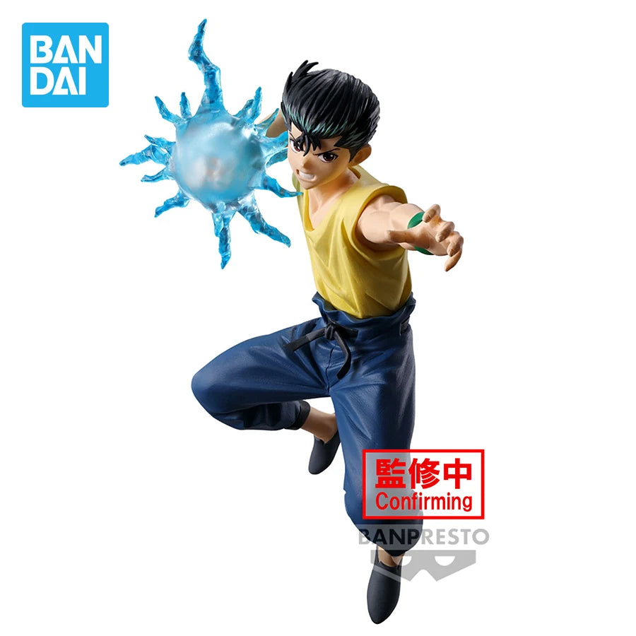 Original Banpresto YuYu Hakusho Anime Figurines Ankoku Bujutsukai Yuusuke Urameshi PVC Action Figures Collection Model Toys