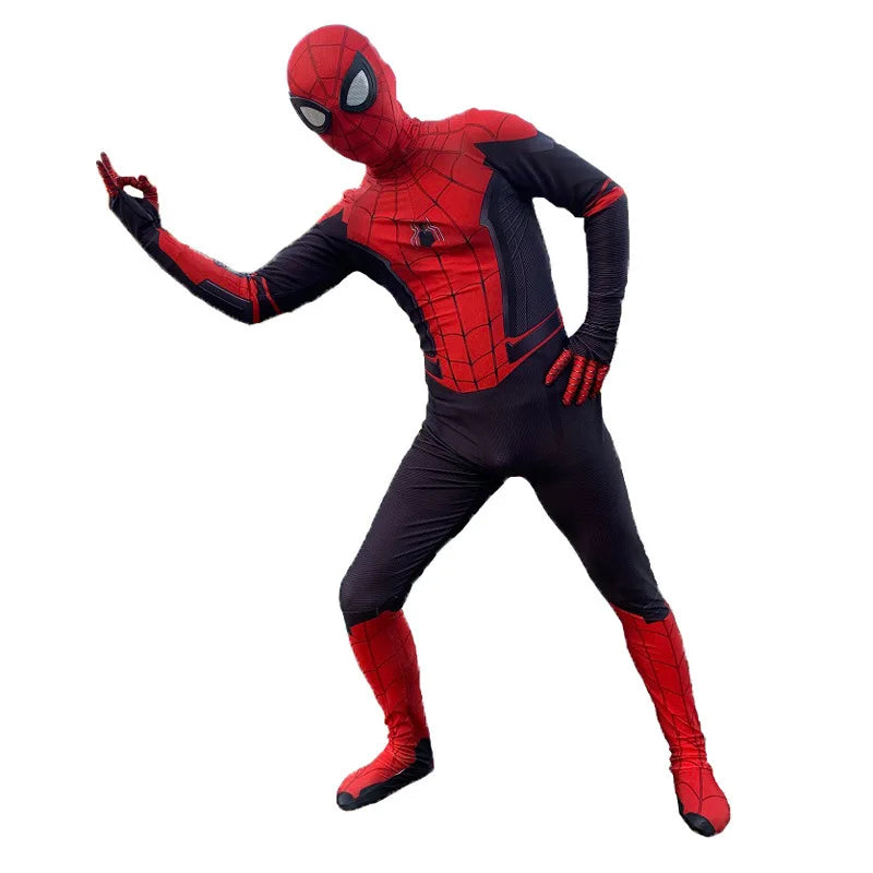 Halloween Role‑Play Bodysuit Hero Inspired Full Jumpsuit Stretchy Cosplay Outfit For Party Performance