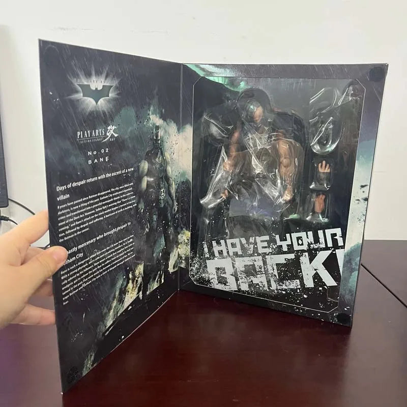 PLAY ARTS The Dark Knight Rises Catwomen Bane Bruce Wayne Joker Action Figure Selina Kyle Model Toys Collection Doll Desk Decor