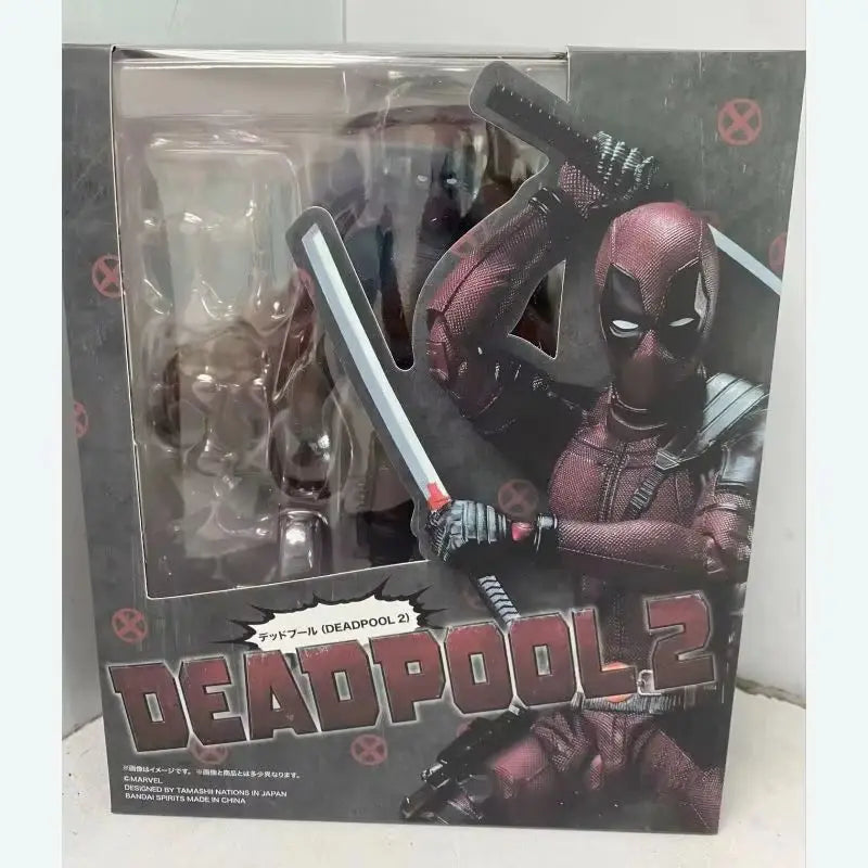 SHF Deadpool 2 Action Figure 16cm PVC Joint Movable Superhero Collection Doll Kids Birthday Gift For Marvel Toy Collectors