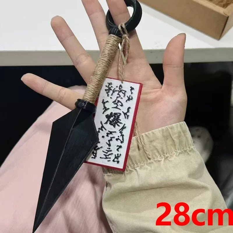 Hot Anime Ninja Kunai Fridge Magnet Toys Cartoon Cosplay Props PVC Shuriken Model Decoration Refrigerator Magnets Toys Boys Gift