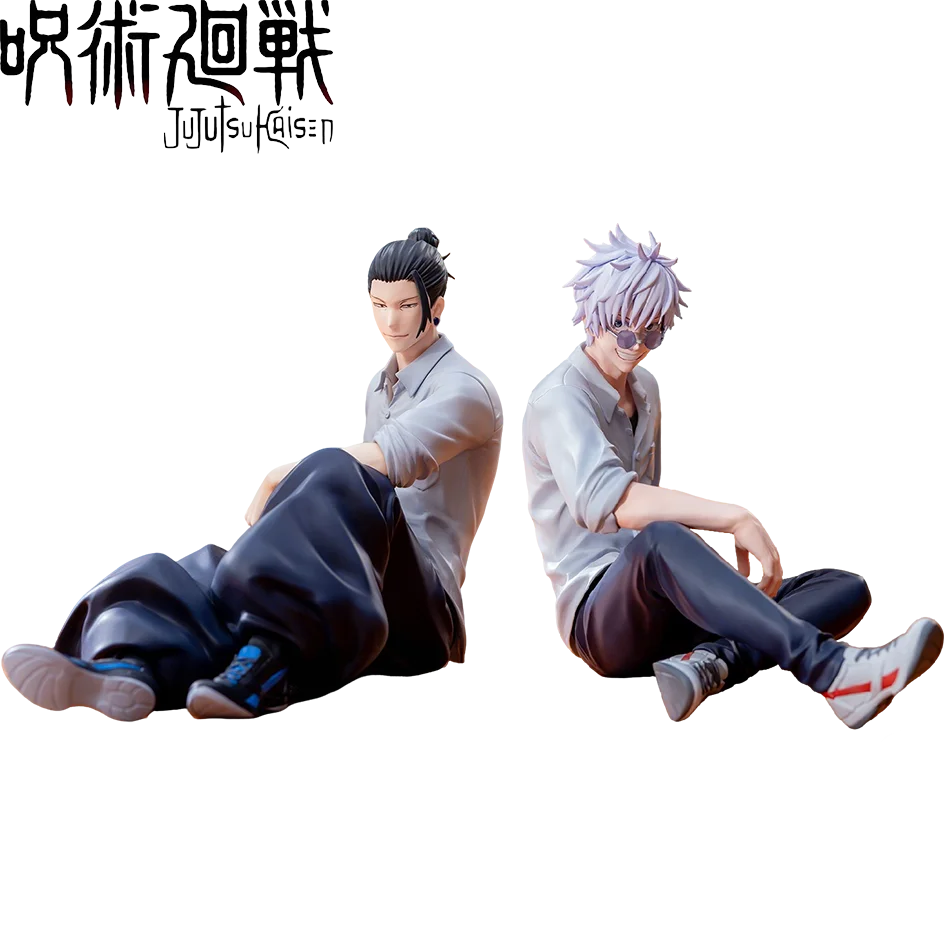 Anime Jujutsu Kaisen Figure Gojo Satoru Action Figure Noodle Stopper Doll Geto Suguru Statue 14cm PVC Model Yumemirize Toys