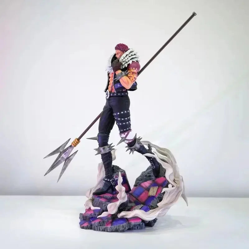 Hot Jt 44cm 1 Piece Charlotte Katakuri Gk Statue, Anime Collectible Model Ornament Desktop Display Decoration For Animation