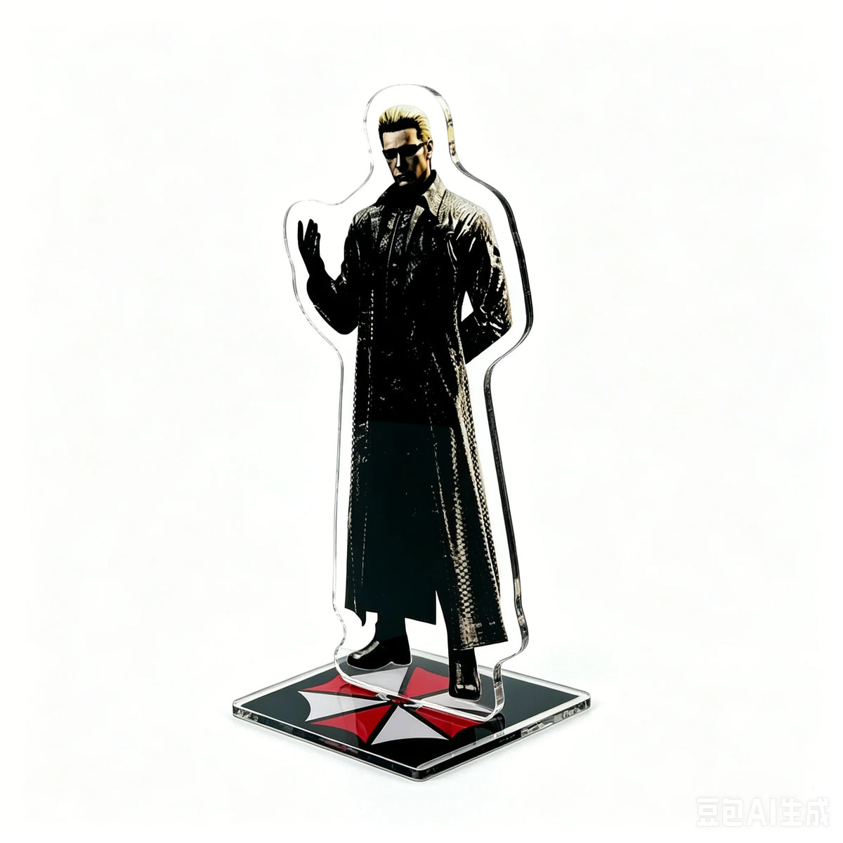 Albert Wesker acrylic stand figure model plate holder cake topper anime