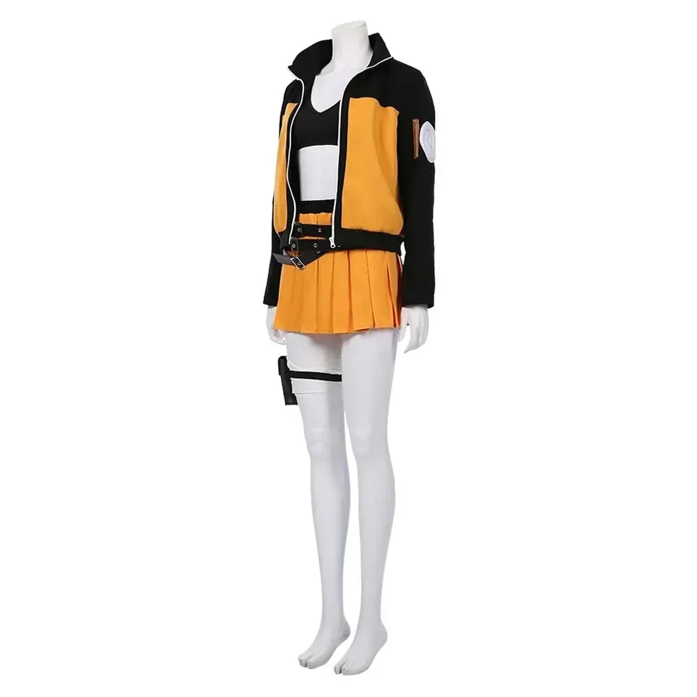 Anime Fox Uzumaki Cosplay Costume Women's Suit Uniform Suit Halloween Carnival Party Beautiful Women's Suit Dress Sexy Suit