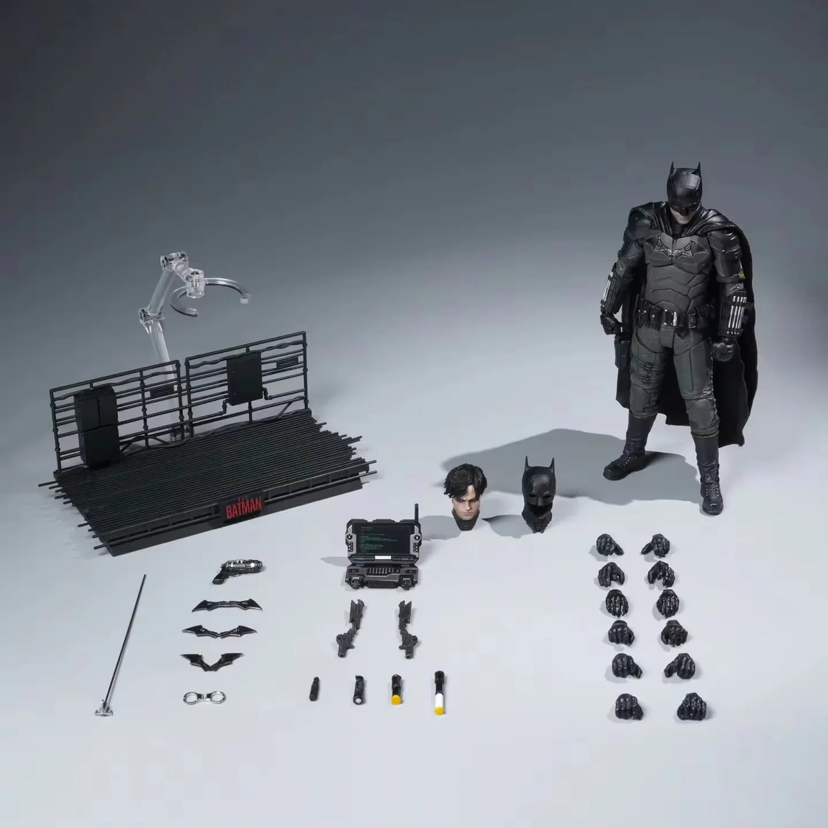New Batman 1/12 UPF LPZZ Studio Batman Action Figure DC Robert Pattinson Batman Figurine Model Statue Collectible Toys Gifts