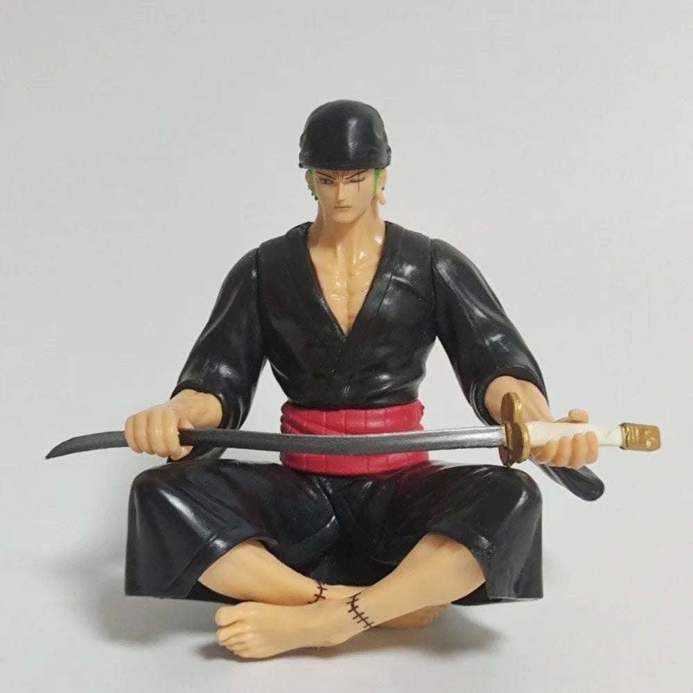 10cm/3.94in Anime ONE PIECE Figure Roronoa Zoro Action Figures Pvc Collection Model Toys for Gifts
