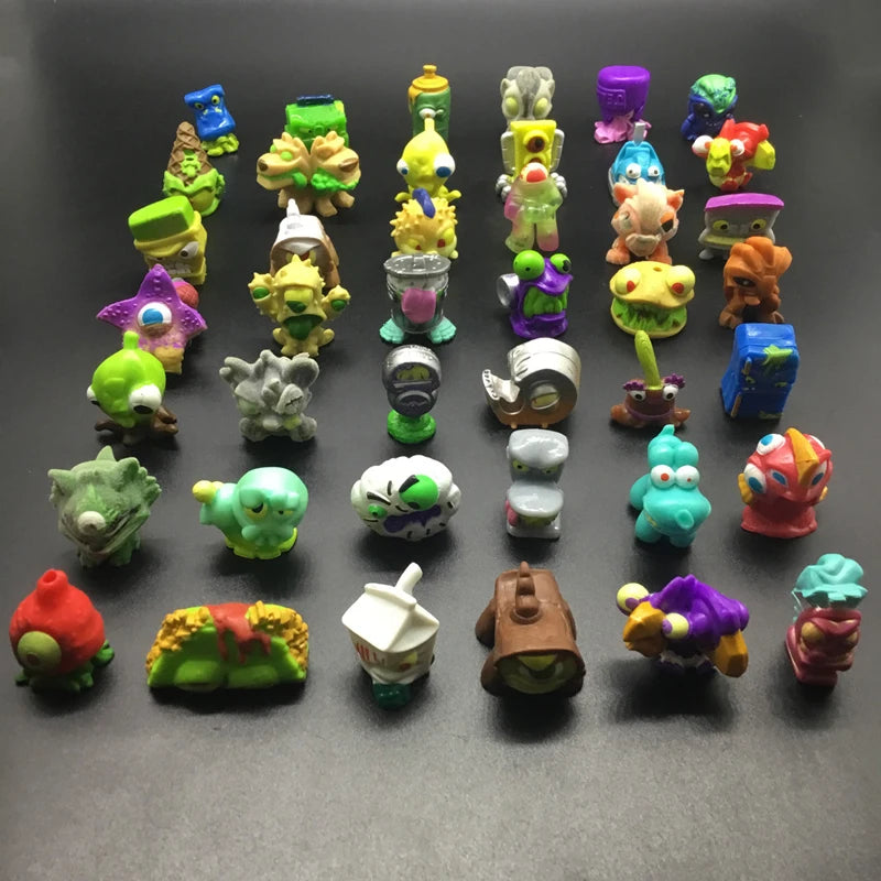 New Arrival 10pcs/lot Anime 3D Trash Figure Ugly Garbege Pack Soft Monster Model Toy Collectible Gift for Young Man Wholesale