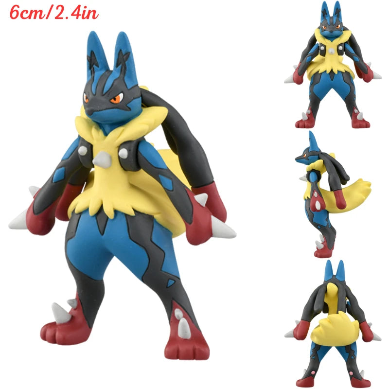 Pokemon Oringinal Psyduck Riolu Lucario Cinderace Armarouge Figure Toys Anime Tyranitar Dragapult Ceruledge Floragato Model Doll