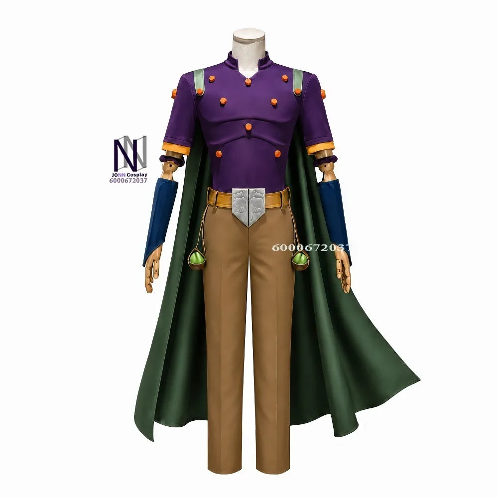 Popular Japanese Anime Johnny Joestar and Gyro Zeppeli Cosplay Costume Role Playing Outfit for Men Comic Con Halloween Suits