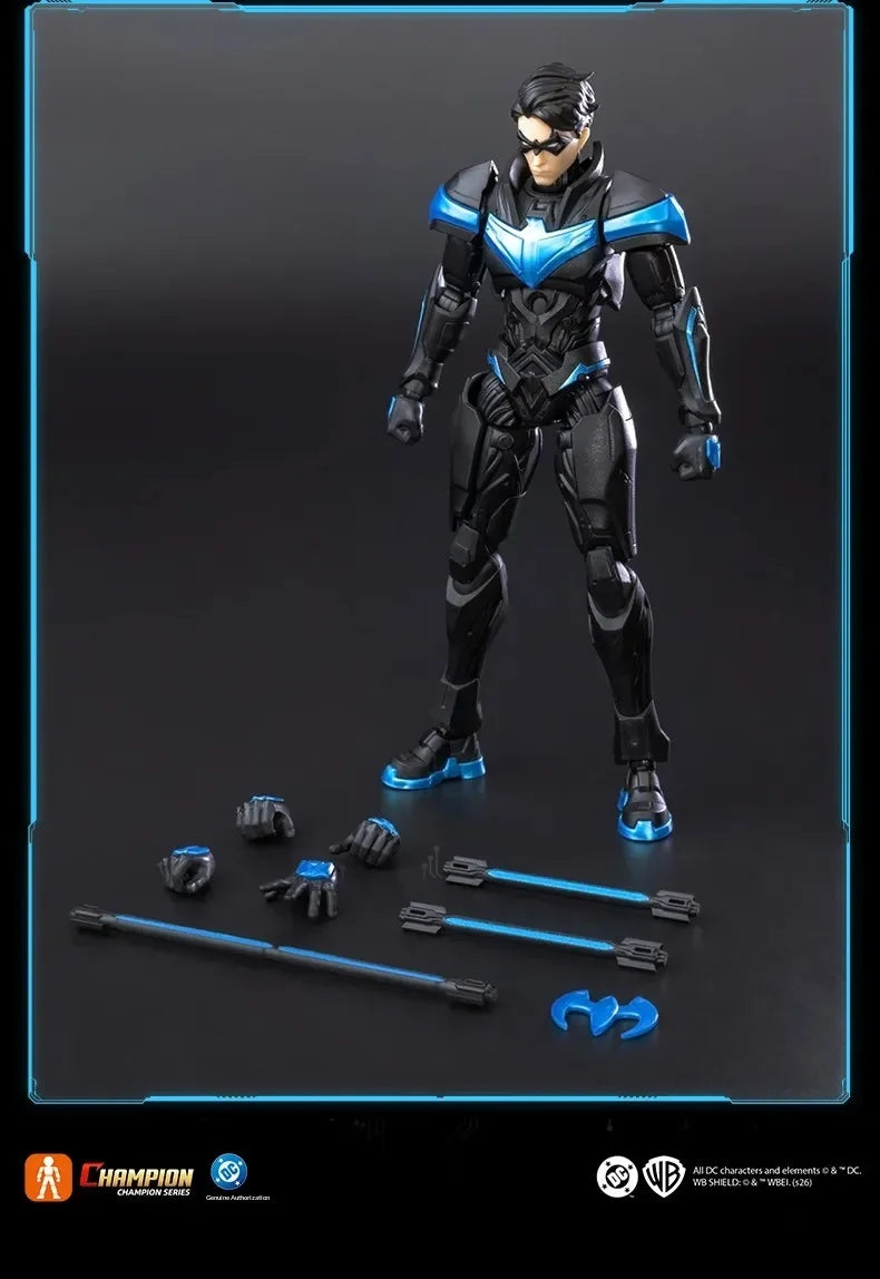 Blokees Dc Universe Champion Class Building Model Kit Superman Harley Quinn Nightwing Batman Beyond Diy Collectible Action Figur
