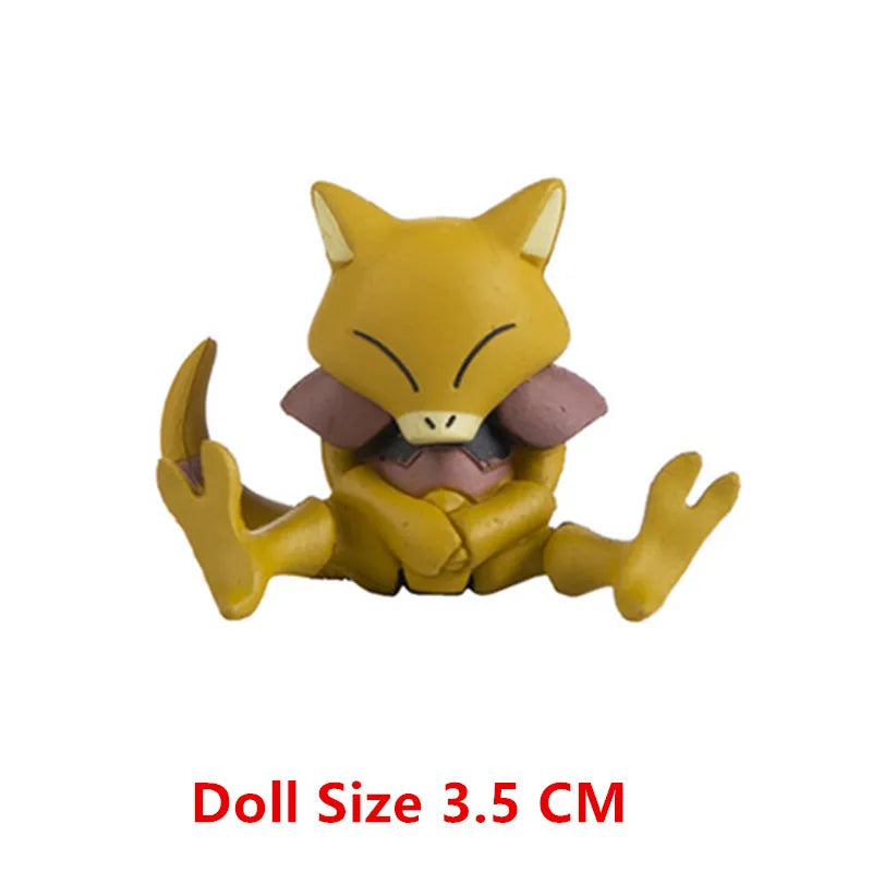 Pokemon Cartoons Anime Figure Pikachu Charmander Eevee Squirtle Cosplay Toys Model Figure Collection Dolls Birthday Gift