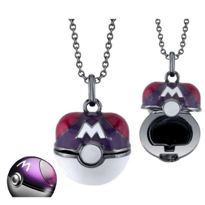 New Pokemon Espeon Snorlax Gengar Mewtwo Necklace Couple Accessories Anime Peripherals Fashion Cartoon Niche Light Luxury Gifts