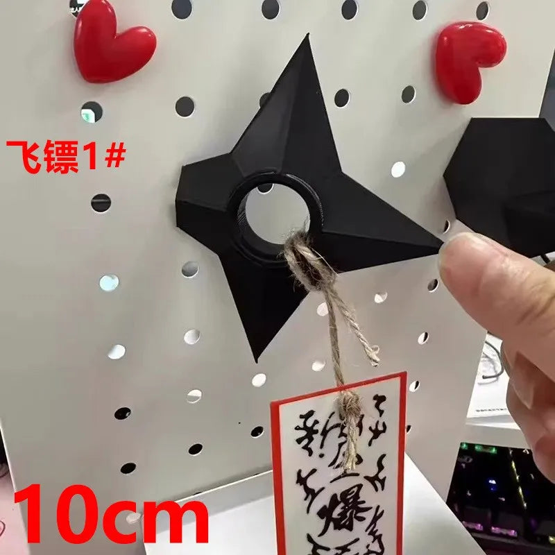 Hot Anime Ninja Kunai Fridge Magnet Toys Cartoon Cosplay Props PVC Shuriken Model Decoration Refrigerator Magnets Toys Boys Gift
