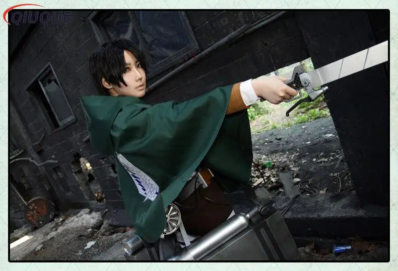 Eren Mikasa Cosplay Costume Anime Cloak Shingeki no Kyojin Scout Legion Printing Cape Jiyuu no Tsubasa
