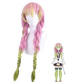 Adult Kids Anime Kimono Kanroji Mitsuri Cosplay Costume Kisatsutai Sexy Women Halloween Clothes