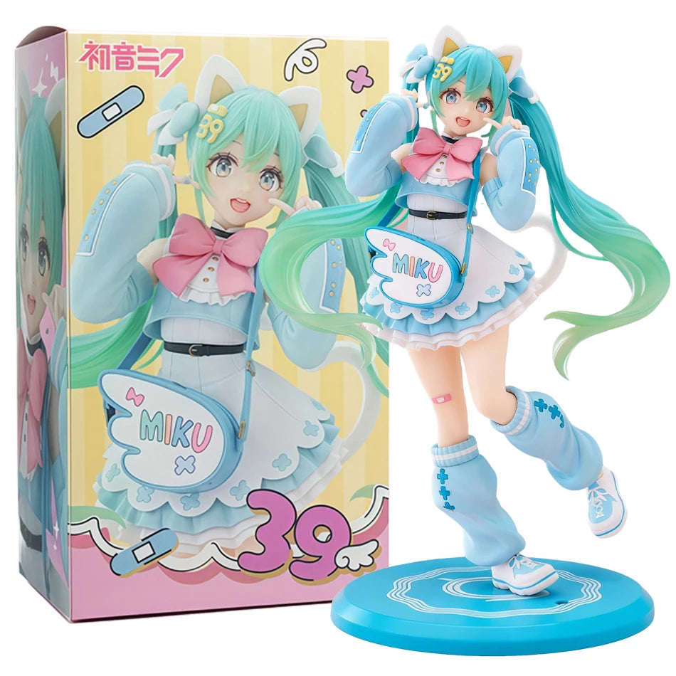 Original fashion Hatsune Miku Anime Figure Action Figurine Model Collector Toys Hatsune Miku BANPRESTO Collectible Gift