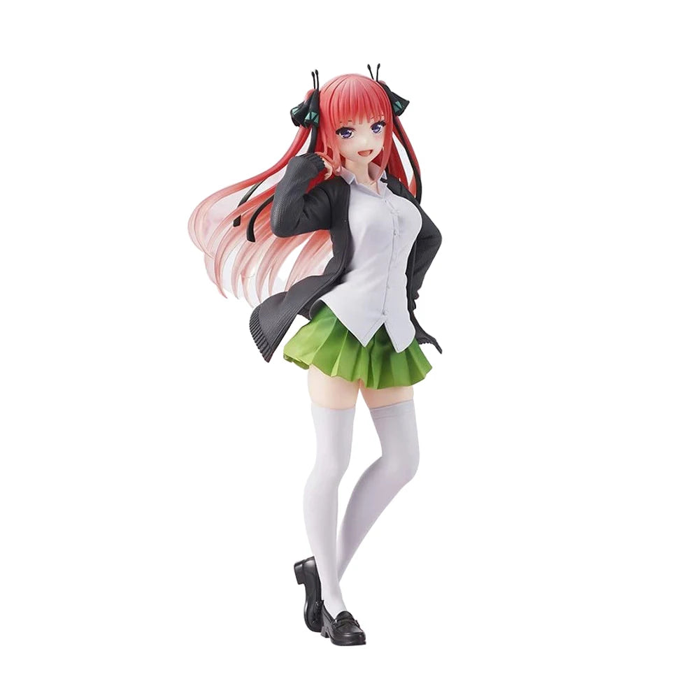 Anime Figure Nakano Nin Nakano Ichika Itsuki Action Figure JK School Uniform Girl Nakano Miku Figurine Collection Anime Gift