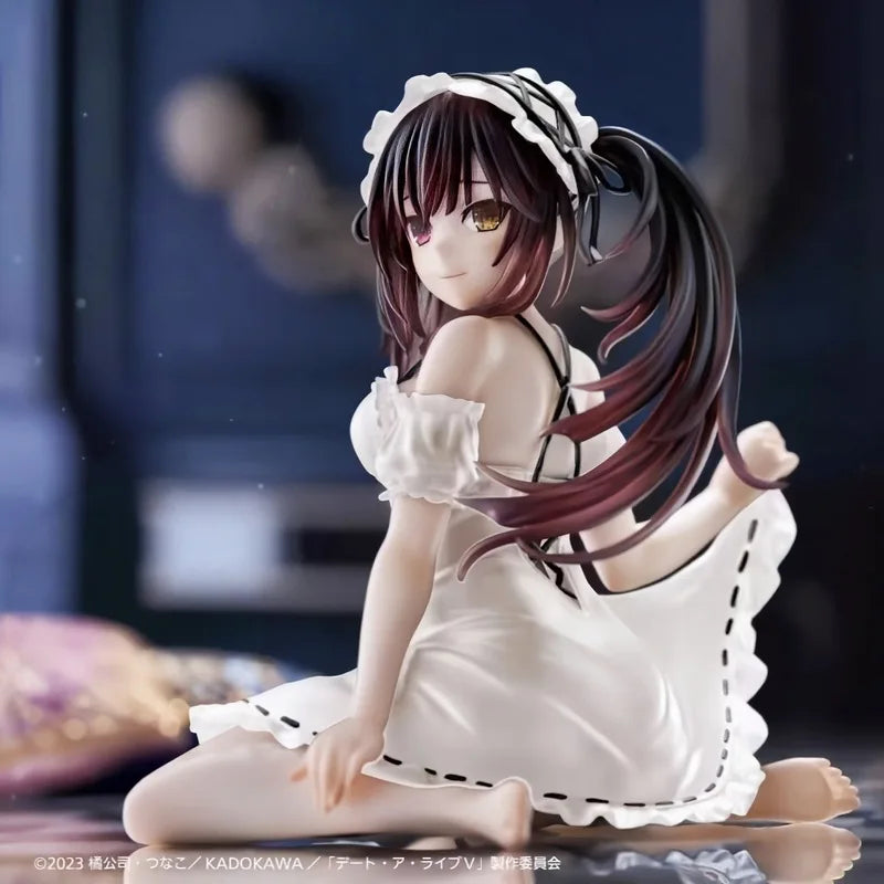 Taito Kurumi Tokisaki Prize Figure Date A Live Anime Nightgown Spirit Character Statue Desktop Decoration For Anime Collectors