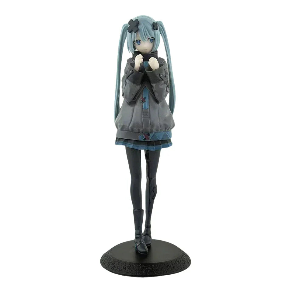2026 Hot sale 11-21cm Desktop Cute Hatsune Miku Kwaii Style Anime Figure Toys PVC Model Collector Doll Birthday Gift