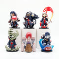 Hot Bandai Naruto Shippuden Akatsuki Series Anime Figure Peripheral, Naruto Trendy Doll, Creative Desktop Orname Surprise Gifts
