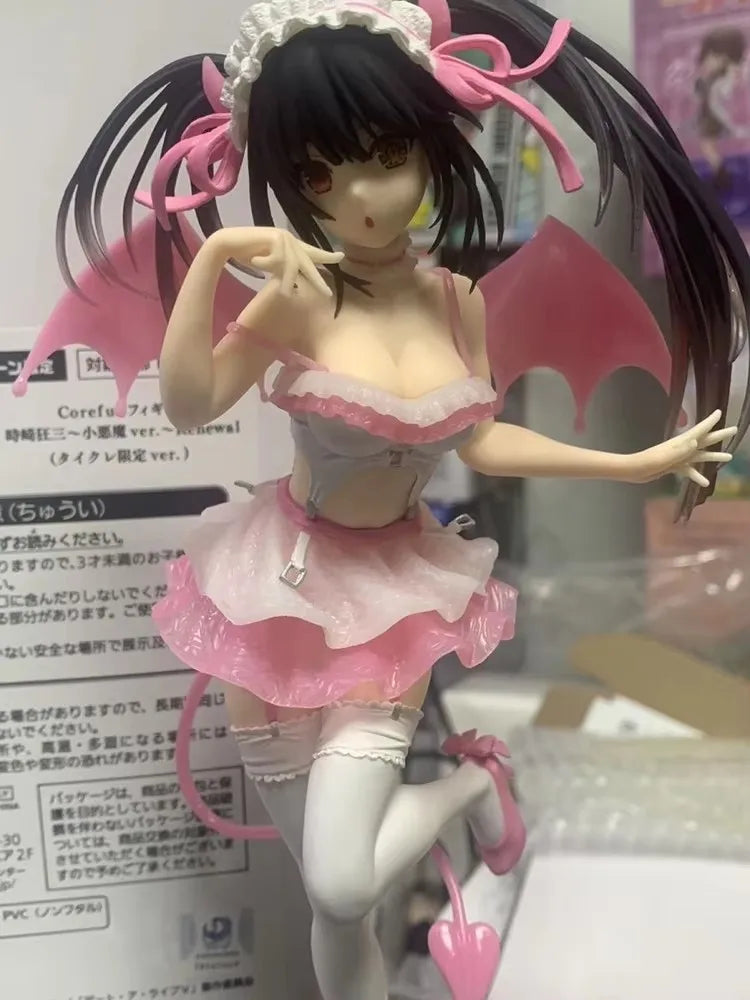 Date A Live Figure Tokisaki Kurumi Figures Swimwear Figurine Doll Pvc Statue Model Collection Desk Decoration Toys Holiday Gifts
