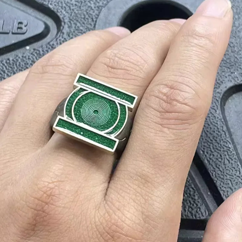 2026 Green Lantern Figure Cosplay Corps Accessiories Metal Cosplay Drops Anime Fans Collectible Prop Cosplay Costume Accessory