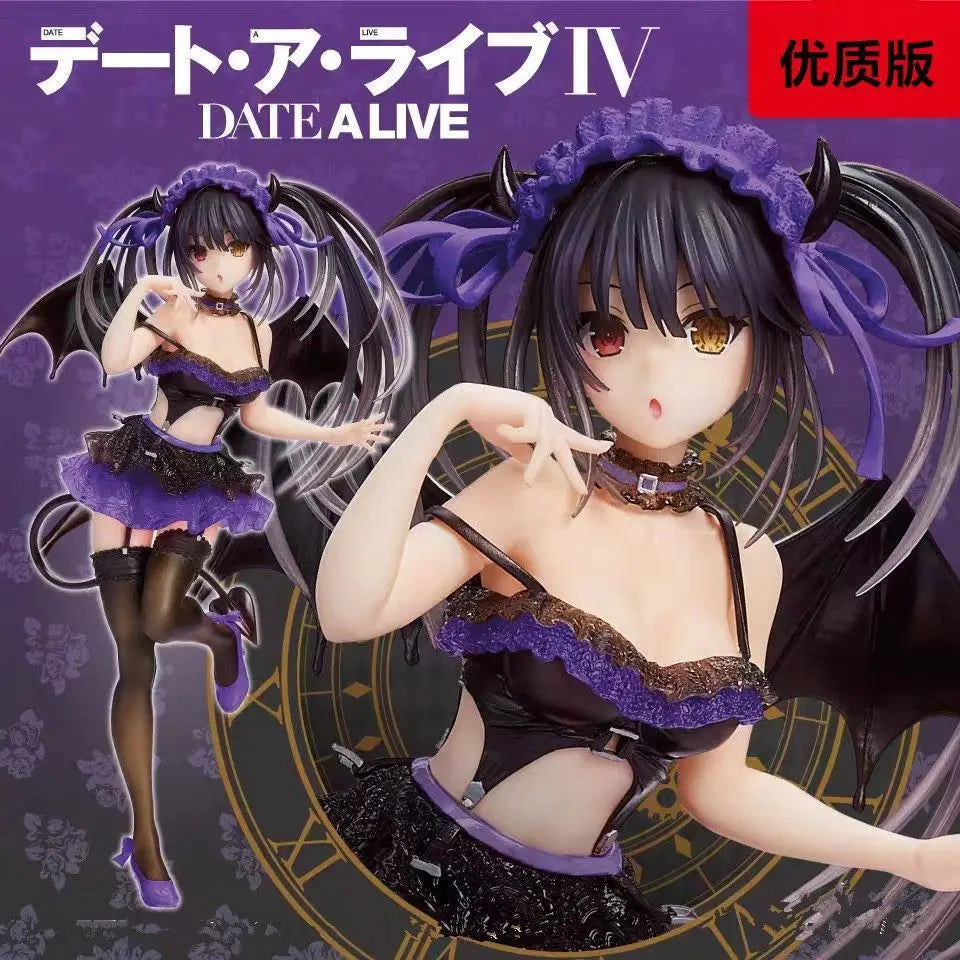Date A Live Figure Tokisaki Kurumi Figures Swimwear Figurine Doll Pvc Statue Model Collection Desk Decoration Toys Holiday Gifts