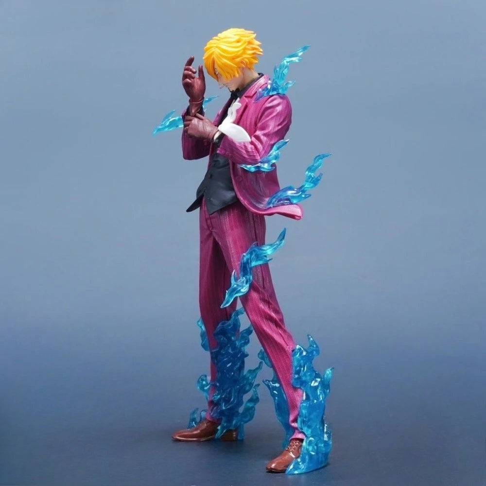 24cm/9.45in Anime ONE PIECE Figure Sanji Action Figures Pvc Statue Desktop Ornamen Collection Model Toys Gifts