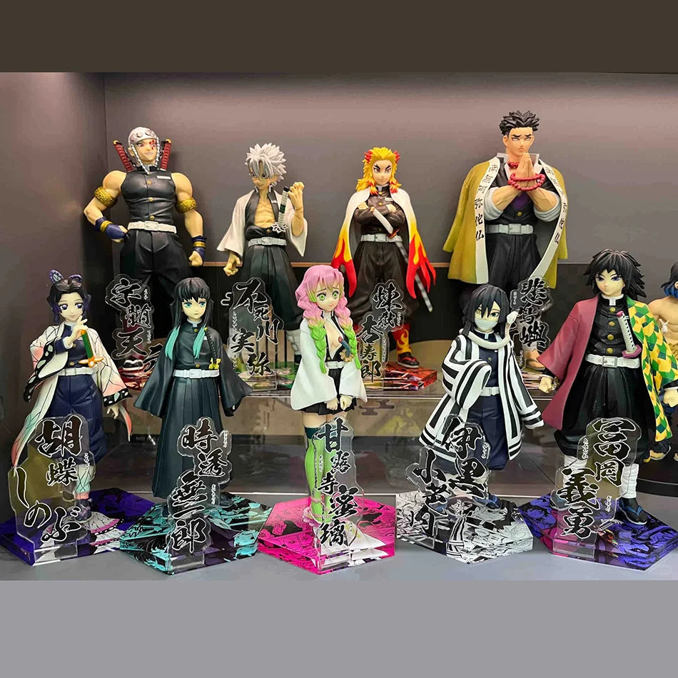 Official Anime Demon Slayer Kimetsu no Yaiba figure Kamado Tanjirou Action Figure Agatsuma Zenitsu Nezuko Warrior PVC Model Toys