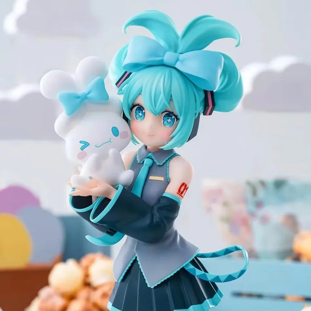 Anime Hatsune Miku Kawaiii Figure 19cm PVC Models Collecting Desktop Decor Toys Birthday Cute Gift